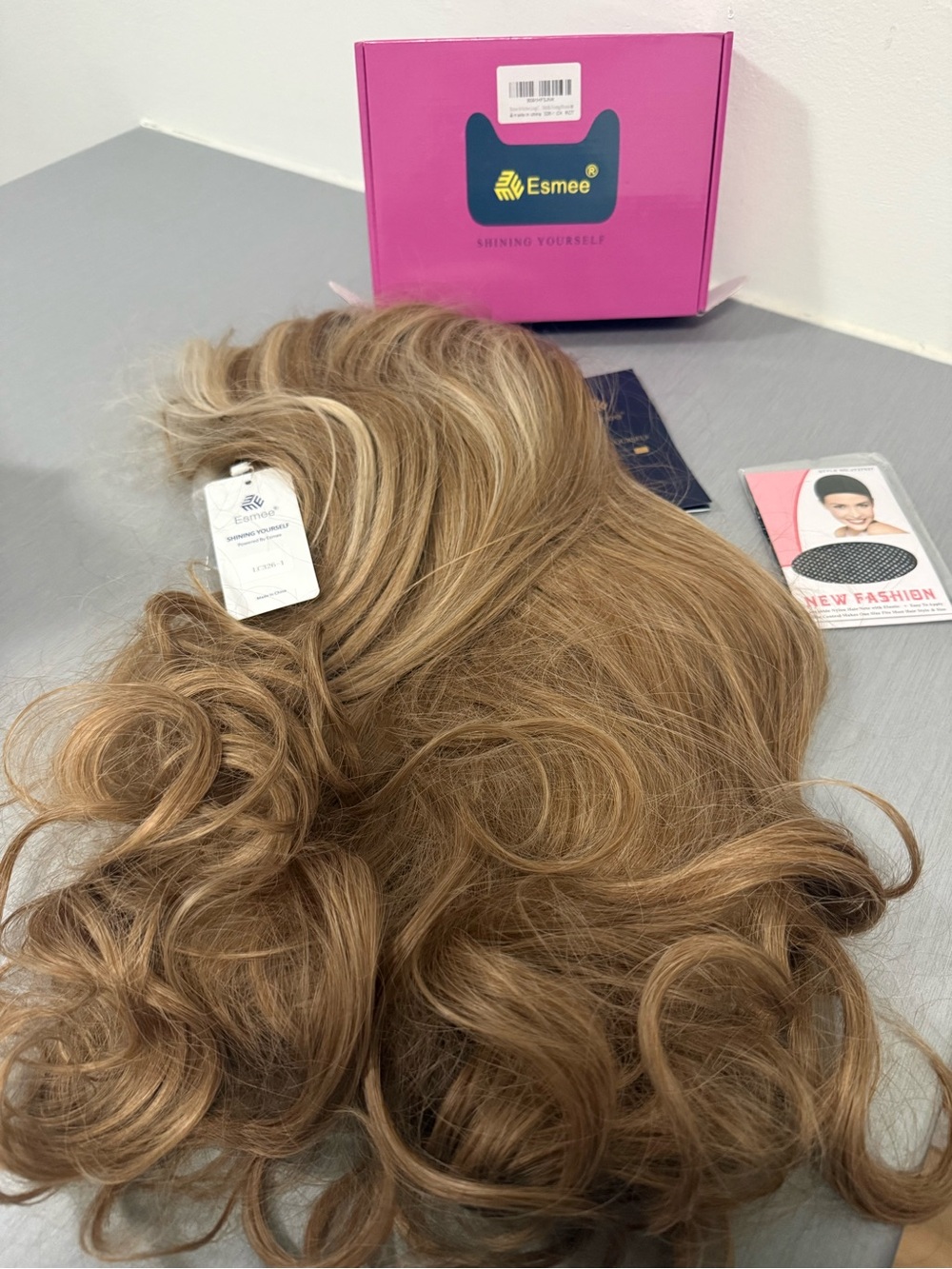 Esmee 24” Long Wavy Mixed Blonde Synthetic Wig